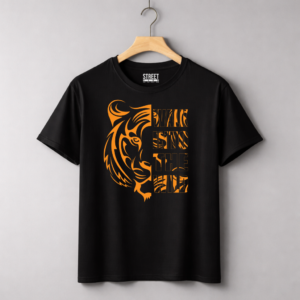 Tiger Walk Into The Wild - Design ID:48521354 Black