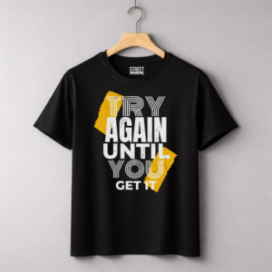 Try Again – Design ID:23289473 Black