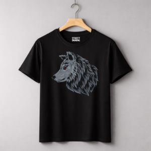 Wolf Head - Design ID:47623552 Black
