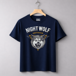 Wolf Night Wolf - Design ID:21719228 Blue