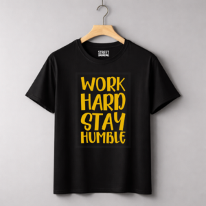 Work Hard Stay Humble – Design ID:21747620 Black