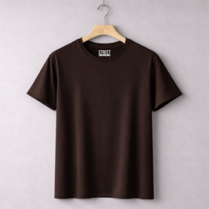 Plain T-Shirts Brown